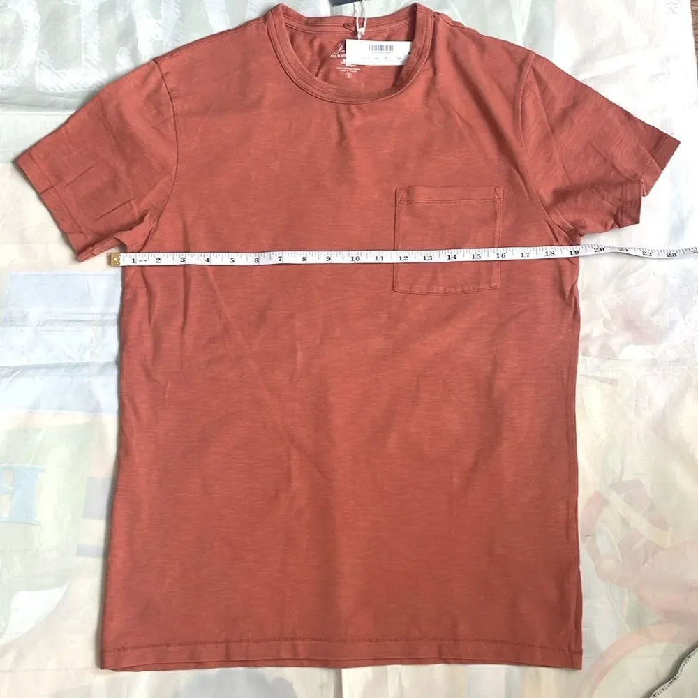 J. Crew Men Slim slub cotton garment-dyed T-shirt Short Sleeve NWT